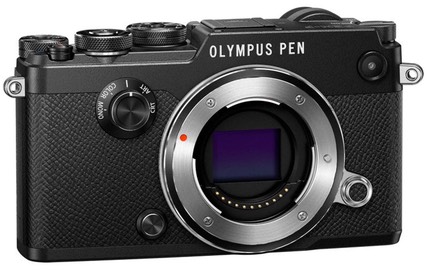 bythom olympus pen-f front angle