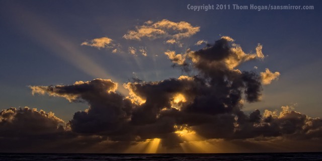New Zealand Sunset taken with Nikon J1